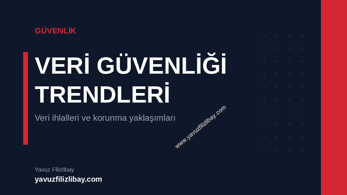 Veri Güvenliği Trendleri