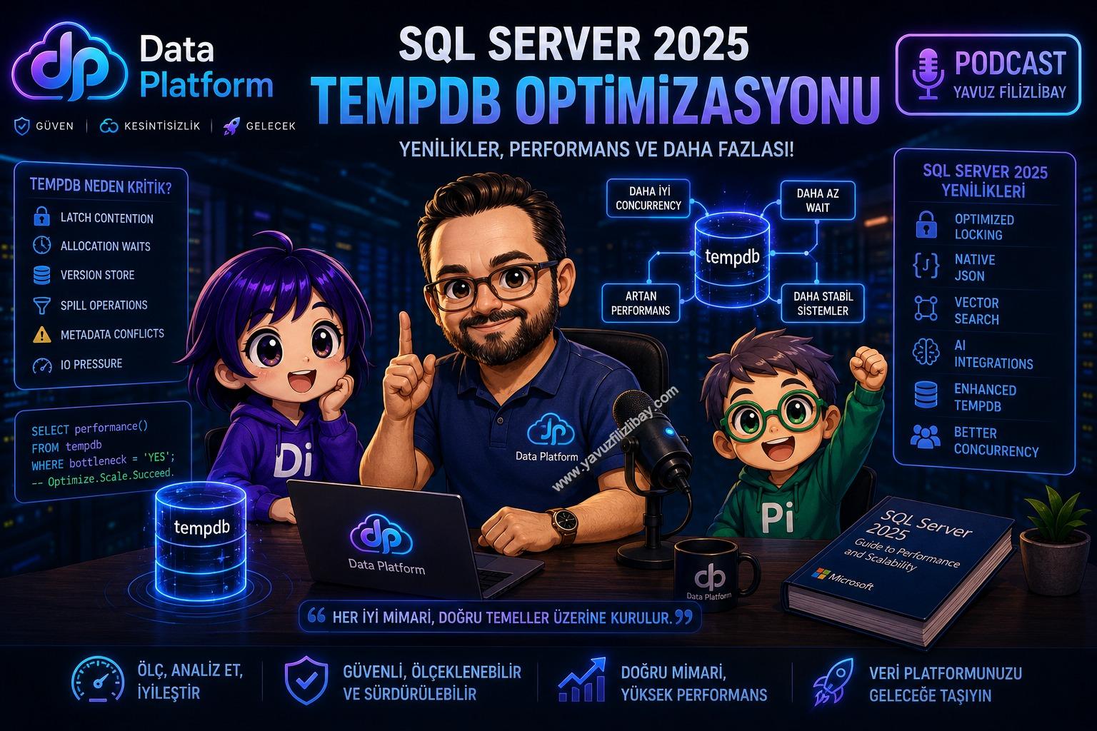 Podcast Episode: Tempdb Optimizasyonu: SQL Server 2025 Yenilikleri